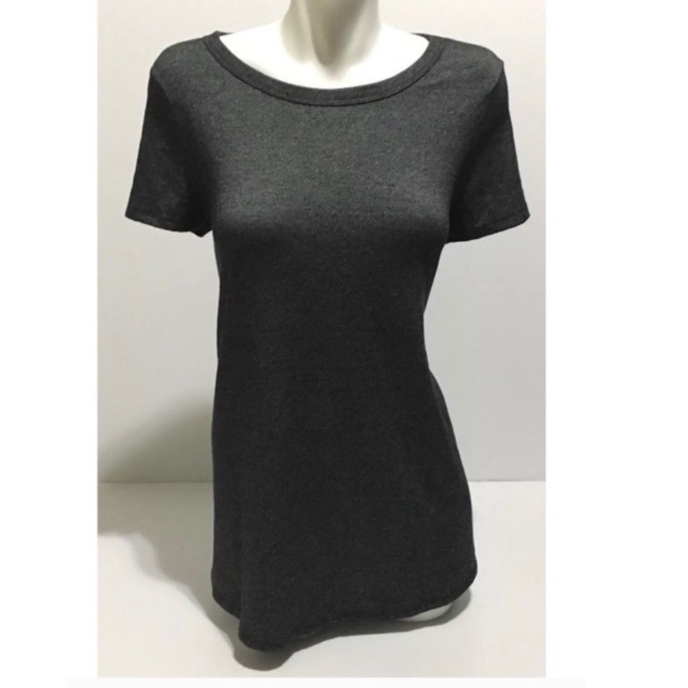SEXIEST TEE EVER; Acemi Heather Gray Tunic Top